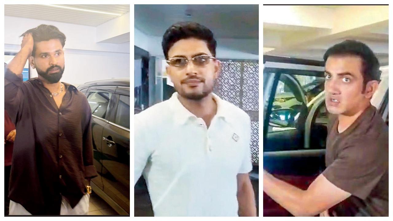 ગૌતમ ગંભીર,શુભમન ગિલ અને શ્રેયસ ઐયર