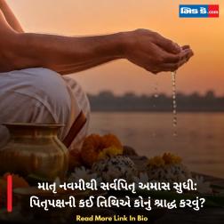 માતૃ નવમીથી સર્વપિતૃ અમાસ સુધી: પિતૃપક્ષની કઈ તિથિએ કોનું શ્રાદ્ધ કરવું?